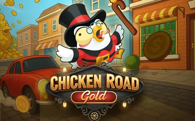 Titelbild Chicken Road Gold von InOut Games